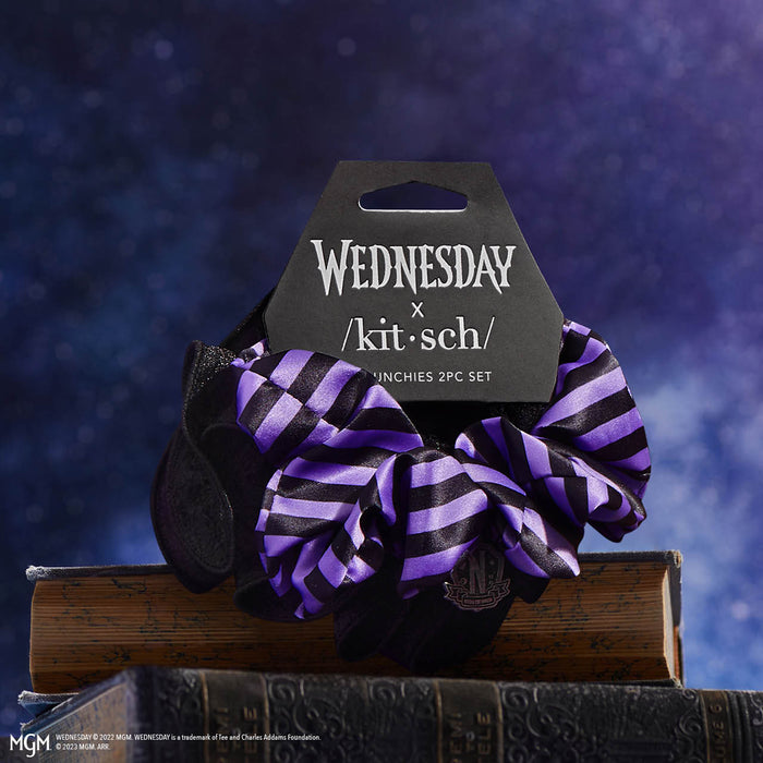 Τετάρτη x Kitsch Nevermore Scrunchie Set