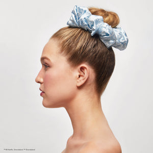 Bridgerton x Kitsch Σατέν μαξιλάρι Scrunchies - Toile De Blue