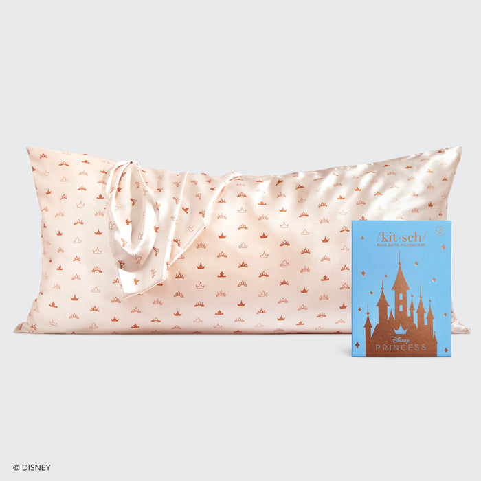 Kitsch x Disney Princess Satin King Pillowcase - Desert Crown