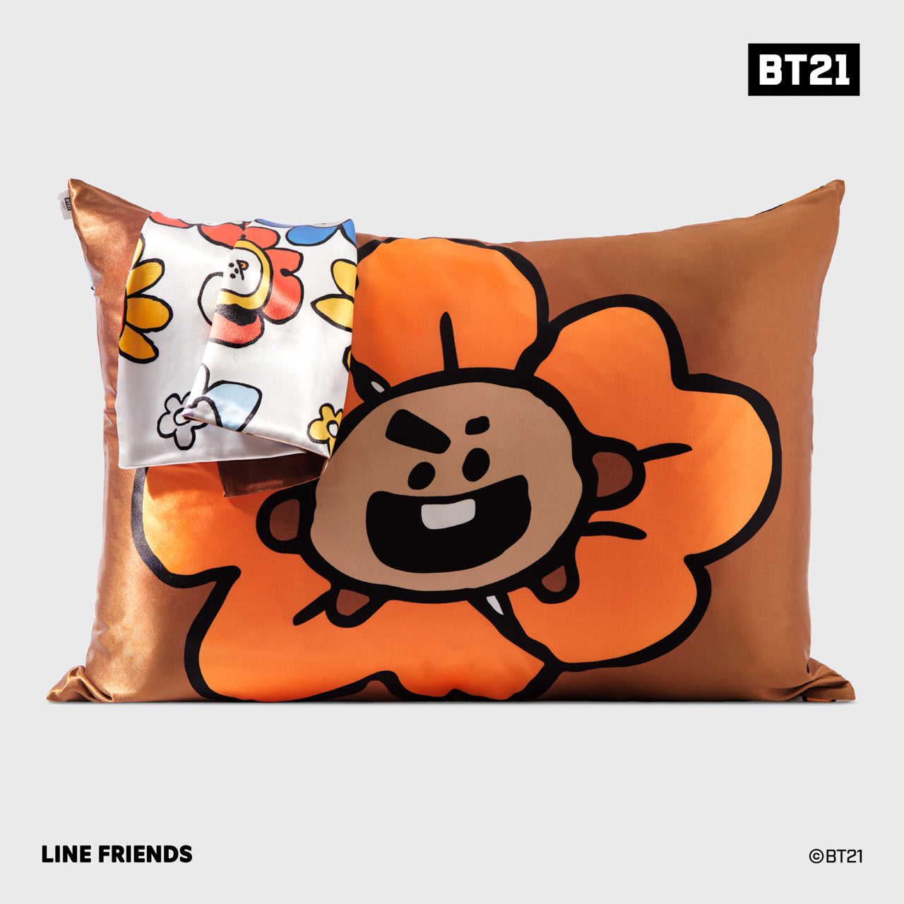 BT21 incontra la federa in raso Kitsch - SHOOKY