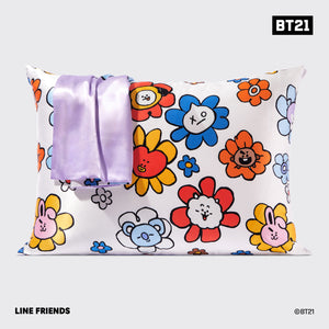 BT21 meets Kitsch Funda de almohada de satén - MANG