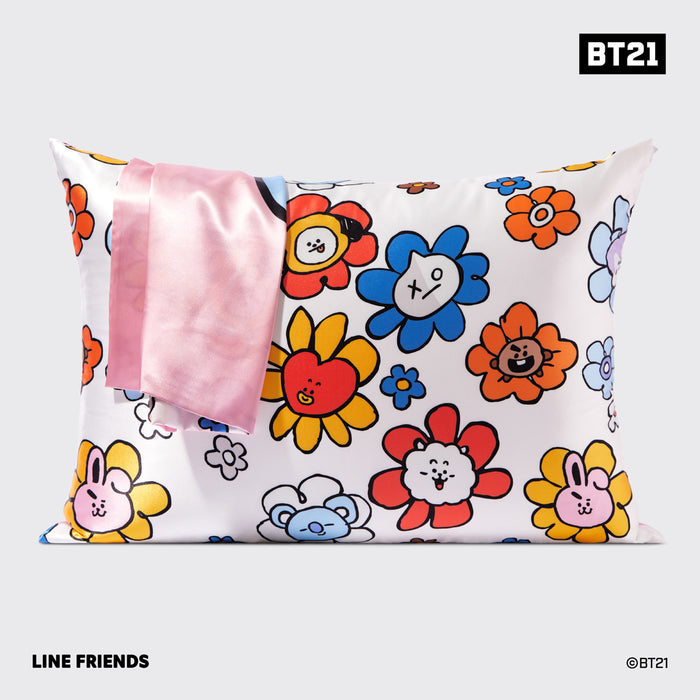 BT21 meets Kitsch Satin Pillowcase - COOKY