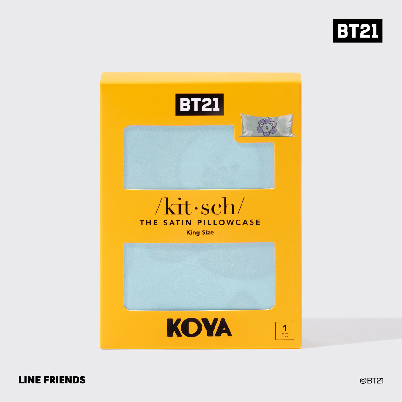 Kitsch x BT21 Taie d'oreiller King - KOYA