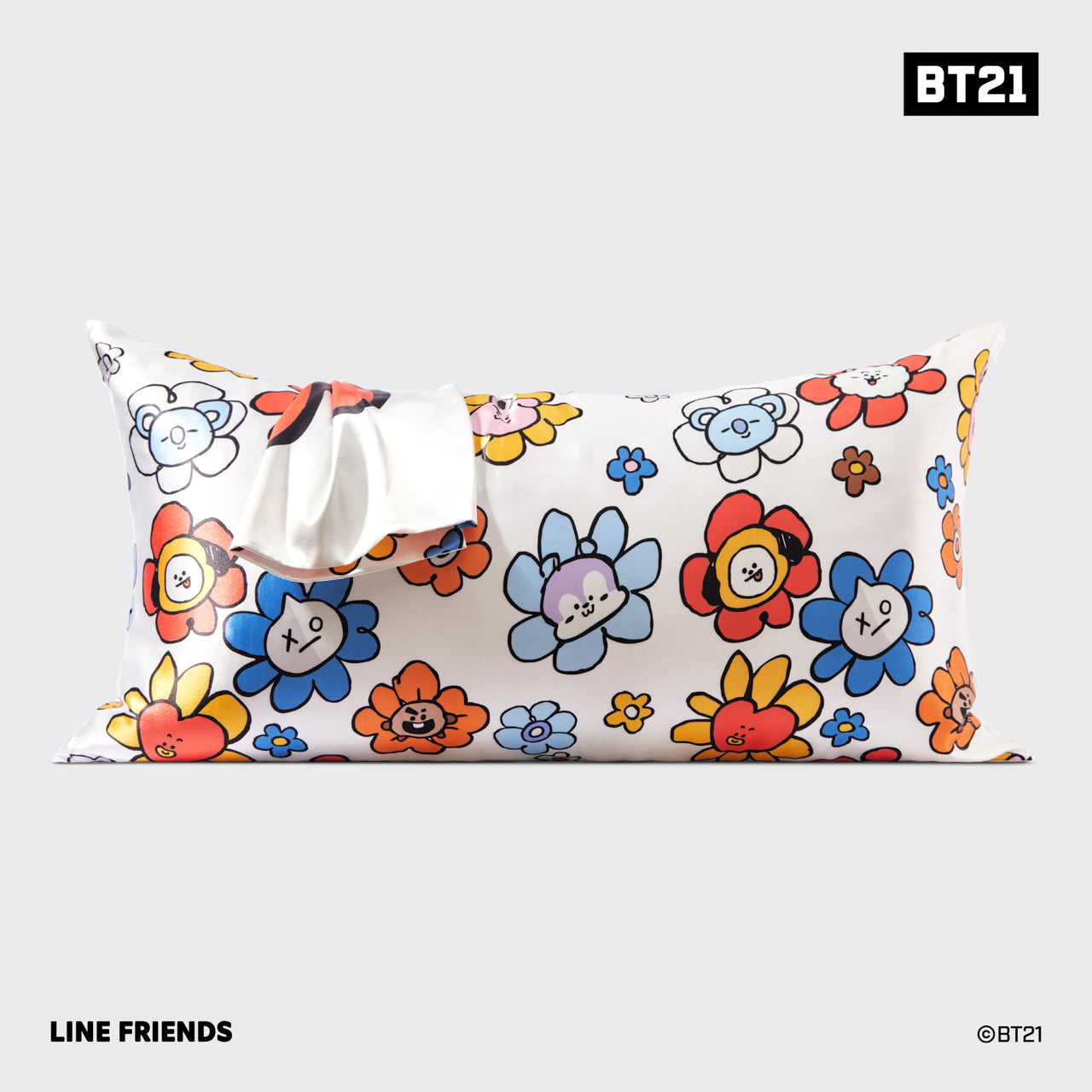 BT21 x Kitsch Σατέν μαξιλαροθήκη King - RJ