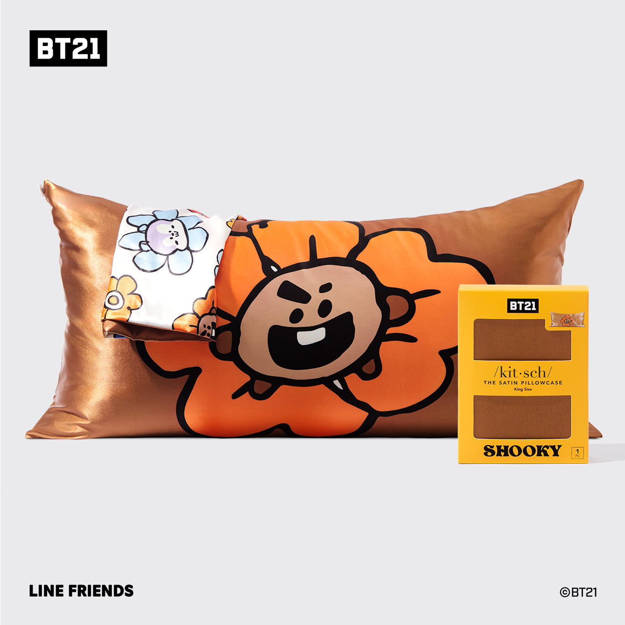 غطاء وسادة BT21 يلتقي Kitsch King - SHOOKY