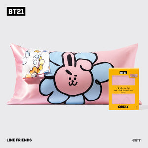 BT21 يلتقي Kitsch King Pillowcase - COOKY