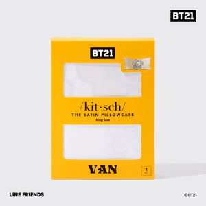 BT21 x Kitsch Σατέν μαξιλαροθήκη King - Van