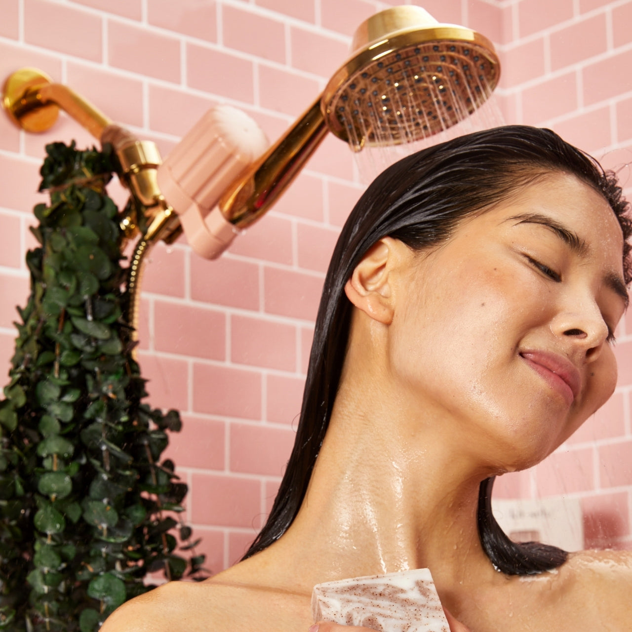 Filtre de douche, shampooing et après-shampooing - Terracotta