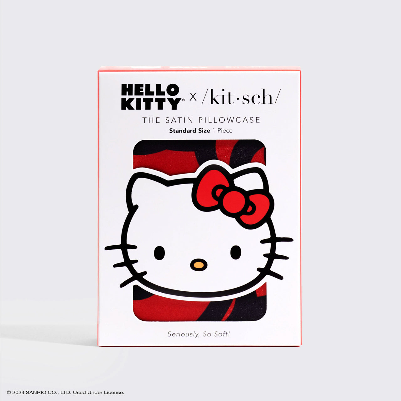 Hello Kitty x Kitsch Μαξιλαροθήκη Standard - Η γατούλα κολυμπάει σε μια θάλασσα από φιόγκους