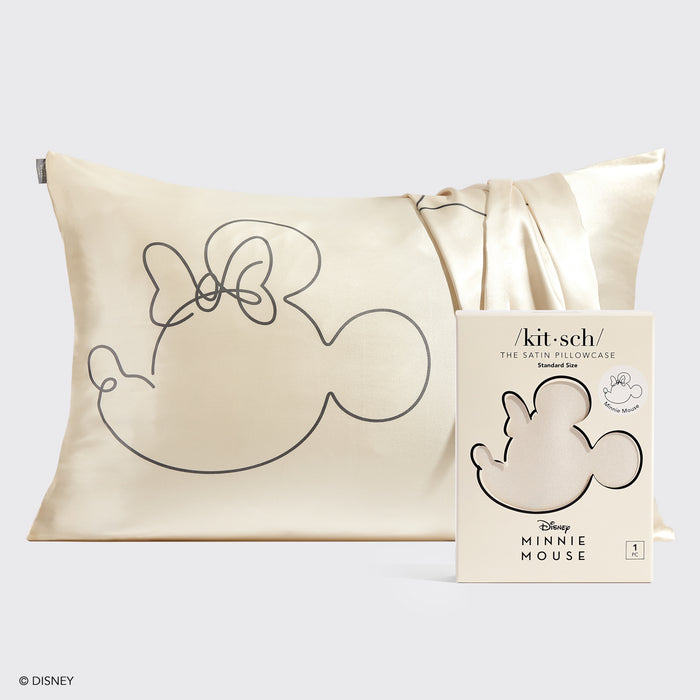 Kitsch x Mickey and Minnie Satin Pillowcase Mrs. Mouse