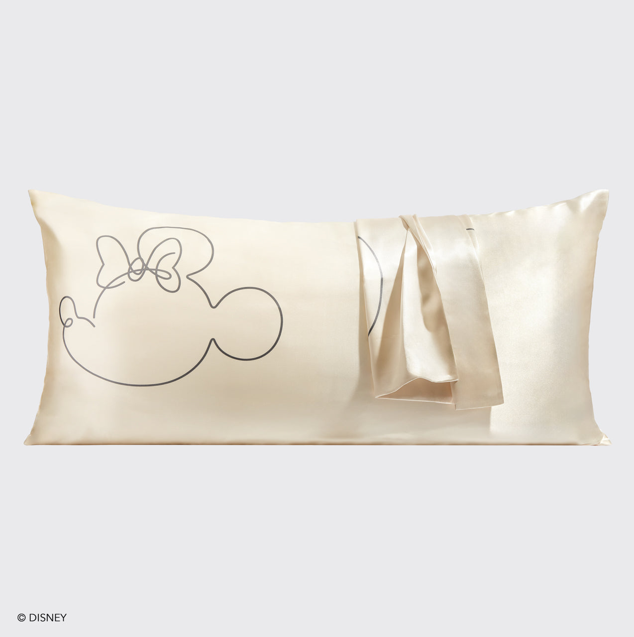 Kitsch x Mickey and Minnie King Pillowcase Bundle - Crème