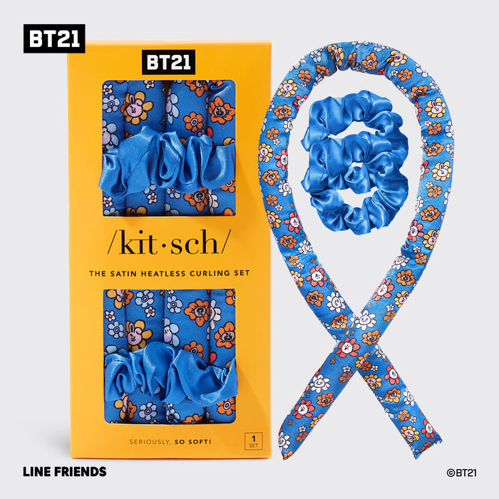 BT21 meets Kitsch Heatless Curling Set - UNIVERSTAR