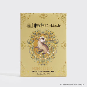 Harry Potter x Kitsch Satin Pillowcase Standard - Hufflepuff