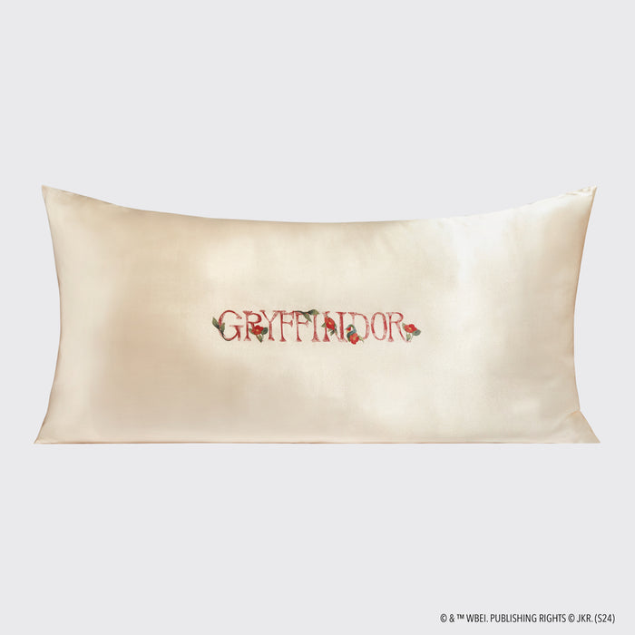 Harry Potter x Kitsch Funda de Almohada de Satén Rey - Gryffindor