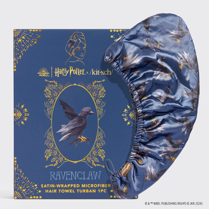 Harry Potter x Kitsch Toalla de pelo satinada - Ravenclaw