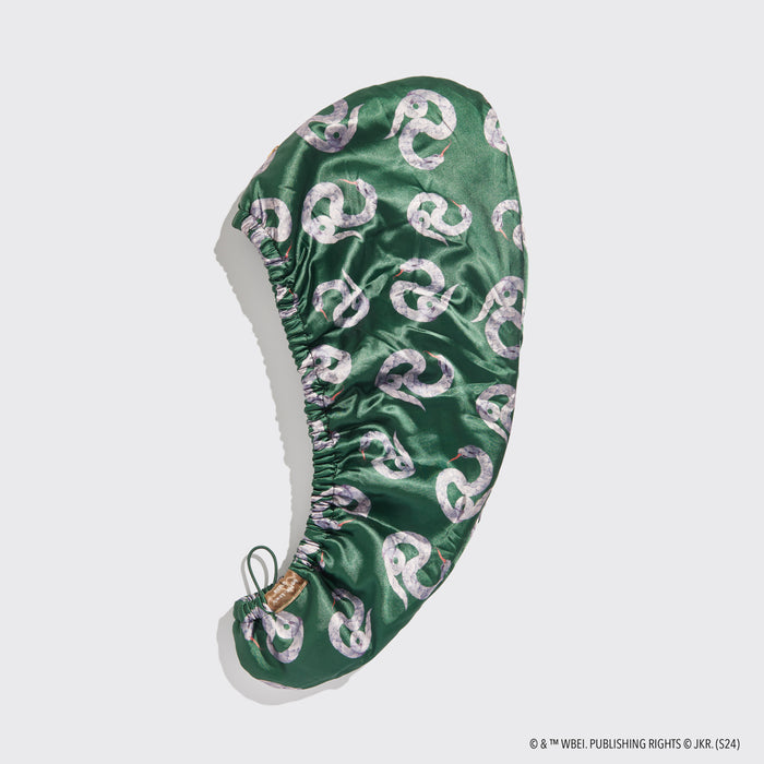 Kitsch x Harry Potter Satin Wrapped Hair Towel - Slytherin