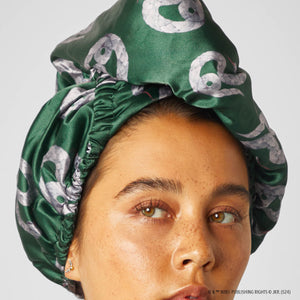 Kitsch x Harry Potter Satin Wrapped Hair Towel - Slytherin