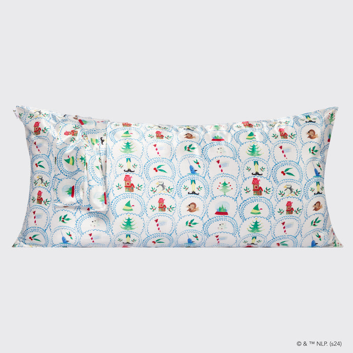 Kitsch x elf Satin King Pillowcase - North Pole