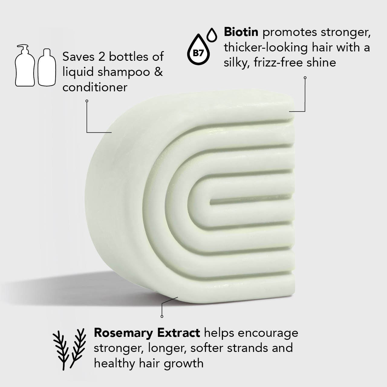 Rosemary & Biotin Volumizing Conditioner Bar