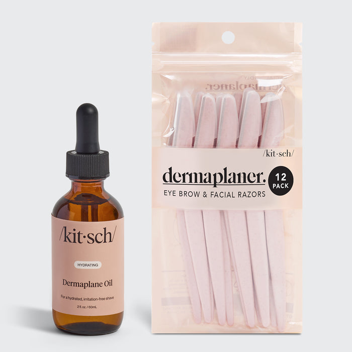 Pacchetto olio Dermaplane + strumento Dermaplaner