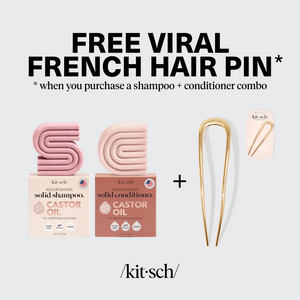 Shampoo & Conditioner Bundle with Free French Hair Pin